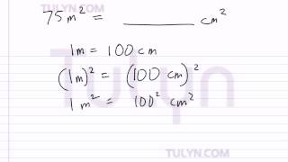 conversion of metric units squared meters to squared centimeters [upl. by Gayner754]