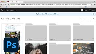 Extract CSS and Images from a Photoshop PSD in the Browser  Adobe Creative Cloud [upl. by Massarelli]