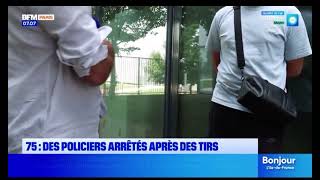 Paris des policiers arrêtés après des tirs depuis un balcon [upl. by Cappello]