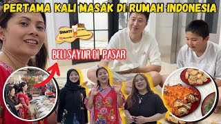 PERTAMA KALI KEMBALI BELANJA DI PASAR UNTUK MASAK DI RUMAH INDONESIA SETELAH SEKIAN LAMA 🤤🇮🇩 [upl. by Talanta]