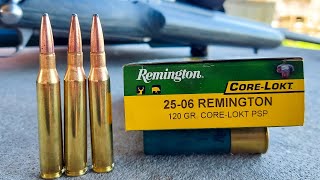 2506 the Ultimate Deer Cartridge  Bullet Drop Demonstrated and Explained  Remington CoreLokt [upl. by Lleksah]