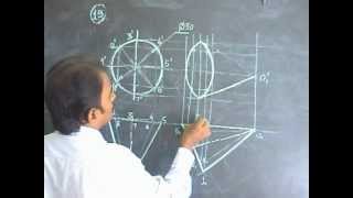 Engineering Graphics MADE EASY by ProfDrREdison Projections of Solids Problem 19 [upl. by Heti]