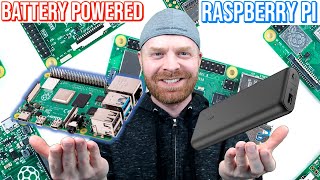 Battery Powered RPI4  Can you power a Raspberry Pi 4 with a Portable Power Bank [upl. by Tigram]