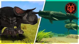 LIVYATAN amp NASUTOCERATOPS  Path of Titans Upcoming Mods [upl. by Lyrad]