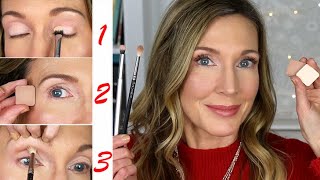 Makeup 101 for Mature Beginners  3Step Eyeshadow Tutorial [upl. by Freeman]