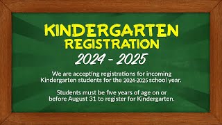 CSD Kindergarten Registration 2024 2025 [upl. by Meekahs]