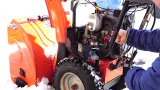 Snowblower idle surging simple fix [upl. by Stephania77]