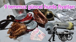 9 temmuz güncel hurda fiyatları scrap hurdatoplama hurdafiyatları parakazanma bakır [upl. by Asiulana]