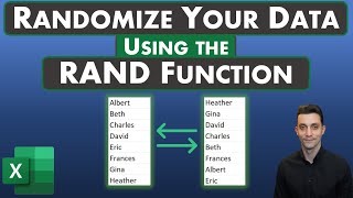 Excel Tips  Randomize Your Data  RAND Function  Easy [upl. by Idet920]