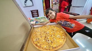 Surprising Piyush With Large Pizza 😍 [upl. by Ahseel]