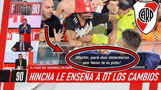 ¡TENIA RAZON VIGNOLO CLOSS Y RUGGERI TENTADOS CON EL HINCHA TECNICO [upl. by Adeirf91]