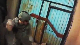 Soldiers Kick Down Taliban Compound Door After Ambush [upl. by Reyna]