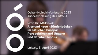 GWZOJahresvorlesung 2023 mit Prof Dr Attila Pók [upl. by Linda]