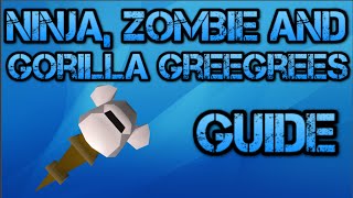 How To Make Ninja Zombie and Gorilla Greegrees Old School RuneScape Guide [upl. by Armillas]