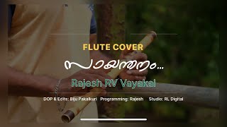 Sayanthanam chandrika Rajesh RV Vayakal Flute solo Kamaladalam movie song DOP Biju Pakalkuri [upl. by Naellij]