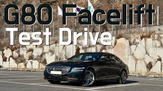 2024 Genesis G80 Facelift Test Drive  the Ultimate Genesis [upl. by Asennav]