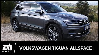 2018 Volkswagen Tiguan Allspace ESSAI  un SUV aux prestations de monospace [upl. by Meave69]