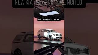 New KIA Carnival Launched ✅✅ shorts youtubeshorts kia [upl. by Klein]