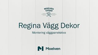 Montera Regina Vägg Dekor – panelskivor i MDF [upl. by Atcliffe305]