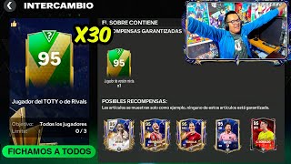 😱 ABRO 30 SOBRES TOTY quot95 GRLquot ASEGURADO  FICHAMOS A MESSI CRISTIANO RONALDO  FC 24 Mobile [upl. by Bigler]