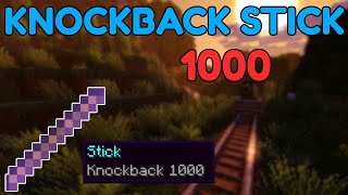 Minecraft Bedrock How to Get a Knockback 1000 Stick  Bedrock Command Block Tutorial [upl. by Erlinna]