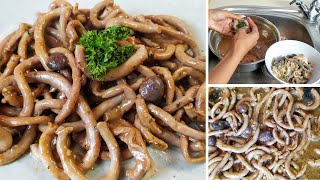 South African Simple Chicken Intestines Recipe How To Clean Chicken Intestines  Chicken Mala [upl. by Zosema48]