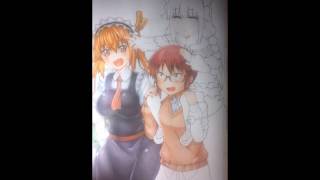 Tohru Kobayashi and Kanna  Time lapse drawing [upl. by Yeleen511]