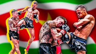 Regian Eersels DANGEROUS Surinamese Kickboxing Style 🇸🇷💥🥊 [upl. by Ostap764]