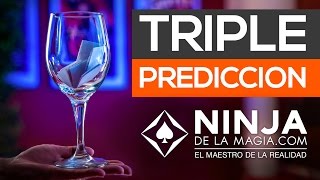 Triple Predicción Truco de Mentalismo revelado Ninja de la Magia Gratis El maestro de la realidad [upl. by Hancock78]