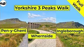 Yorkshire Three Peaks Walk from Horton in Ribblesdale Penyghent Whernside amp Ingleborough [upl. by Clair]