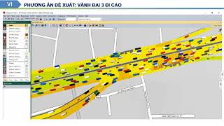 PTV Vissim  PTV Visum  Civil 3D  Infraworks in Tan Van Intersection [upl. by Niwroc]