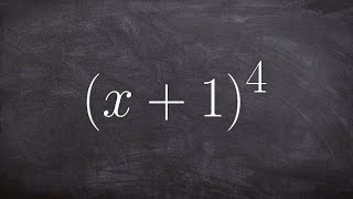 Use binomial expansion to expand a binomial to the fourth power [upl. by Werdnael]