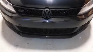 Plastidip my front grill mk6 jetta GLI [upl. by Mackie]