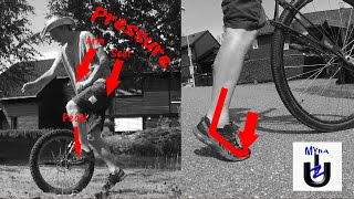 Riding a unicycle part 27 Free mounting a unicycle tutorial [upl. by Shakti793]