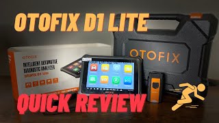 OTOFIX D1 Lite Bi Directional Scan Tool Quick Review [upl. by Naivad]