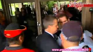 Prime Minister Julia Gillard attacked by Protesters on Australia Day  FOOTAGE [upl. by Zetram888]