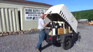 2005 Ingersoll Rand Airsource 185 CFM Portable Air Compressor For Sale Mark Supply [upl. by Notsrik]