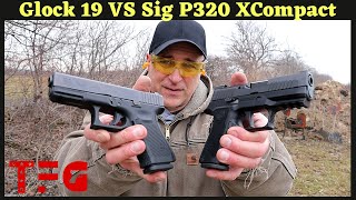 Glock 19 Gen 4 VS Sig Sauer P320 XCompact  TheFirearmGuy [upl. by Brendon943]