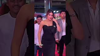 All blackAll fire🔥Nidhhi Agerwal🫶owning the night with her sizzling look on SIIMA Awardssiima2024 [upl. by Yssirk]