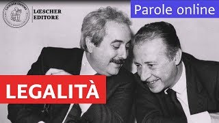 Parole online  Legalità [upl. by Attenoj870]