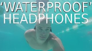 Best Waterproof Headphones  Waterproof test  Waveport ENOD [upl. by Ahsinroc]