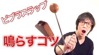 ビブラスラップを鳴らすコツ！ How to play vibraslap [upl. by Edmondo]