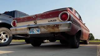 1964 Falcon 260ci V8  rusted exhaust sound [upl. by Alcott245]