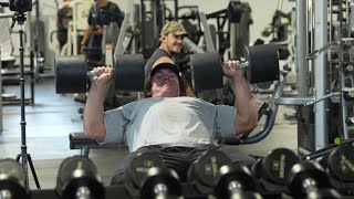 The Bulk Day 85  Chest at American Barbell [upl. by Ycnaf]