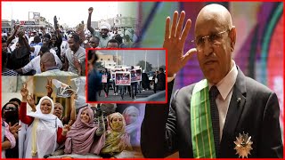 Manifestations et affrontement après le victoire de Mohamed Ould ElGhazaouani en Mauritanie [upl. by Casie]