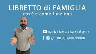 Libretto famiglia cosè e come fare  Ecco il Tutorial direttamente dal sito dellinps [upl. by Giess]