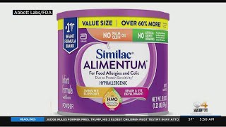 FDA Warns Parents Not To Use Some Similac Alimentum And EleCare Powdered Infant Formula [upl. by Nahraf]