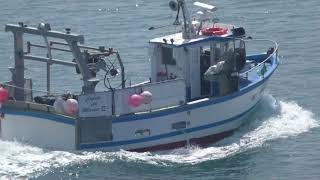 Fishing Boat Credo du Marin II MX 539177 Roscoff Finistère Brittany France 7th May 2017 [upl. by Eliathan]