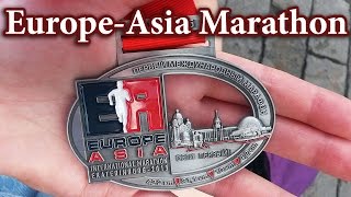 Russian sport  Europe Asia marathon Марафон Европа Азия 2015 первый [upl. by Atiluj]