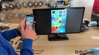 Adattatore da Micro USB Samsung iPhone Huawei ad HDMI o Scart  Disotech [upl. by Erdna253]